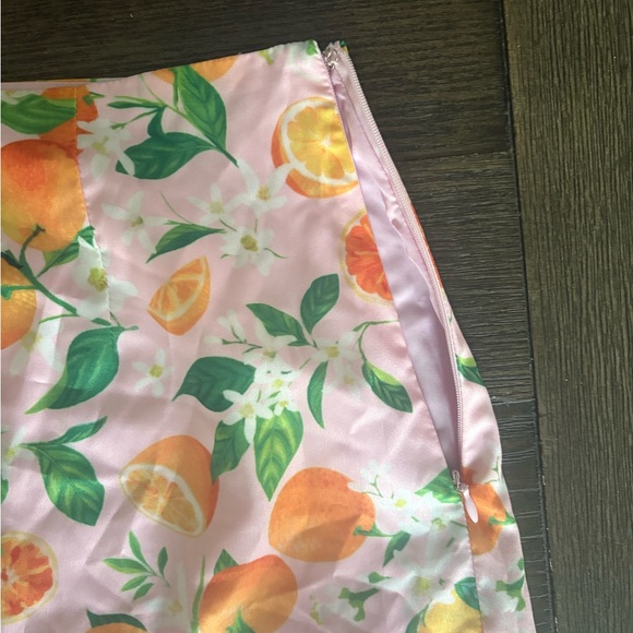 Sugarlips Citrus Print Mini Skirt - Picture 2 of 5